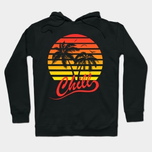 Chill Tropical Sunset Hoodie